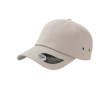Casquette de baseball en sergé de coton avec œillets 250 g/m2 couleur beige