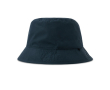 Chapeau bob réversible en polyester recyclé et imperméable 85 g/m2 couleur bleu marine
