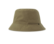 Chapeau bob réversible en polyester recyclé et imperméable 85 g/m2 couleur vert olive