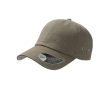 Casquette de baseball en sergé de coton avec œillets 250 g/m2 couleur vert olive