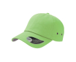 Casquette de baseball en sergé de coton avec œillets 250 g/m2 couleur vert clair