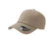 Casquette de baseball en sergé de coton avec œillets 250 g/m2 couleur kaki