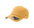 Casquette de baseball en sergé de coton avec œillets 250 g/m2 couleur jaune