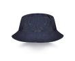 Chapeau bob réversible en nylon avec doublure intérieure en polaire couleur bleu marine