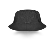 Chapeau bob réversible en nylon avec doublure intérieure en polaire couleur noir