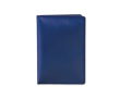 Porte-documents avec 2 séparateurs et intérieur transparent couleur bleu marine