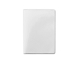 Porte-documents avec 2 séparateurs et intérieur transparent couleur blanc