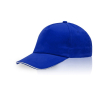 Casquette en sergé de coton avec fermeture réglable en métal 160 g/m2 couleur bleu roi