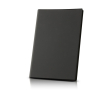 Porte-menus avec quatre pochettes intérieures transparentes couleur noir