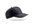 Casquette en polyester recyclé avec visière incurvée 125 g/m2 couleur noir