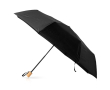 Parapluie manuel en pongé et métal avec housse et 8 panneaux Ø97 couleur noir