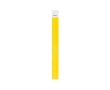 Bracelet en tyvek idéal pour les festivals, résistant à l'eau couleur jaune