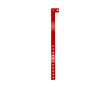 Bracelet fin en vinyle pour identification lors de festivals et fêtes couleur rouge