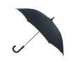 Parapluie automatique en fibre et pongé avec bord coloré Ø103 couleur gris clair