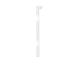 Bracelet fin en vinyle pour identification lors de festivals et fêtes couleur blanc