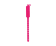 Bracelet en vinyle fluorescent pour festivals et fêtes couleur rose