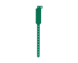 Bracelet en vinyle idéal pour le contrôle d'accès aux festivals couleur vert