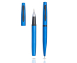 Ensemble roller et stylo avec boîte cadeau assortie, encre bleue couleur bleu roi