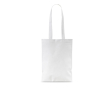 Sac en non-tissé avec longues poignées idéal pour les courses 70 g/m² couleur blanc