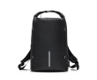 Sac à dos en polyester avec fermeture imperméable et port USB 15,6\" couleur noir