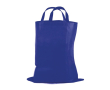 Sac pliable en non-tissé avec fermeture par velcro 80 g/m² couleur bleu marine
