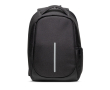 Sac à dos antivol en nylon pour ordinateur avec poche arrière 15,6\" couleur noir