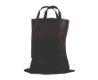 Sac pliable en non-tissé avec fermeture par velcro 80 g/m² couleur noir