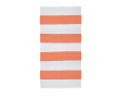 Serviette de plage en coton et polyester 90x180cm de 180 g/m² couleur orange