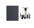 Set de vin avec plusieurs accessoires comme un tire-bouchon couleur noir