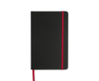 Carnet en cuir synthétique avec couverture A5 pages lisses couleur rouge