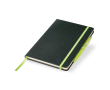 Carnet avec couverture en carton et ruban coloré A5 feuilles lisses couleur vert clair