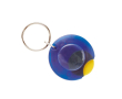Porte-clés avec jeton pour chariot et papier personnalisable couleur bleu roi