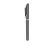 Roller plastique ergonomique avec finition en caoutchouc encre noire couleur gris clair