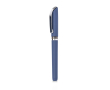 Roller plastique ergonomique avec finition en caoutchouc encre noire couleur bleu marine