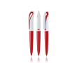 Stylo de type cygne en plastique coloré avec encre noire couleur rouge