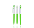 Stylo de type cygne en plastique coloré avec encre noire couleur vert clair