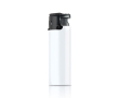Briquet électronique avec flamme résistante au vent couleur blanc