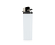Briquet simple jetable à pierre en plusieurs couleurs couleur blanc