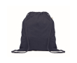 Sac à dos en corde de coton recyclé et RPET 140g/m² couleur bleu
