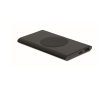 Chargeur sans fil rectangulaire en aluminium recyclé, 5.000 mAh couleur noir