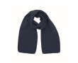 Écharpe extensible en polyester recyclé, couleurs classiques couleur bleu