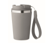 Gobelet isotherme en acier inoxydable avec sangle de transport, 350ml couleur gris foncé