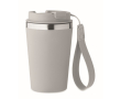 Gobelet isotherme en acier inoxydable avec sangle de transport, 350ml couleur gris