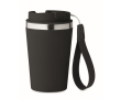 Gobelet isotherme en acier inoxydable avec sangle de transport, 350ml couleur noir