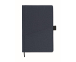 Carnet en PU à couverture rigide et poche pour téléphone, format A5 couleur bleu