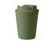 Verre isotherme en plastique recyclé avec bec verseur 300ml Recyclo couleur vert foncé