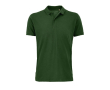 Polo personnalisé en coton 100% biologique 170 g/m² SOL'S Planet couleur vert foncé
