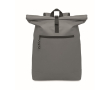 Sac à dos roll top pour ordinateur 15'' en polyester couleur gris foncé