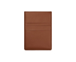 Housse d'ordinateur portable en polyester avec tapis de souris de 14\" couleur marron