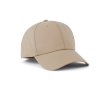 Casquette RPET à 6 panneaux avec fermeture à boucle réglable 85 g/m² couleur ivoire